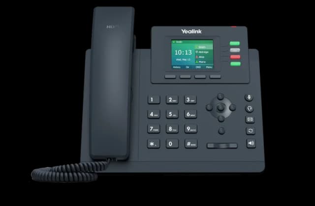 Yealink T33G business desk phone included with Business Phone System service, color screen and gigabit connection