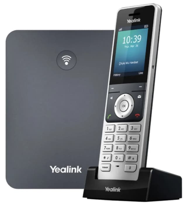 Yealink W70P cordless phone base station from Business Phone System, long range DECT system for warehouses and retail floors